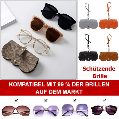 Schutzetui aus Leder zur Aufbewahrung von Brillen