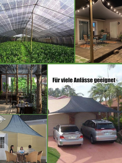 Multifunktionales Schattennetz