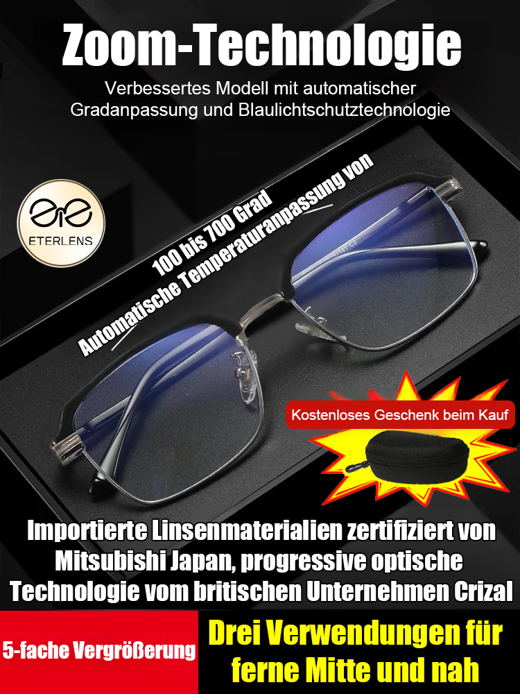 Zoom reading glasses