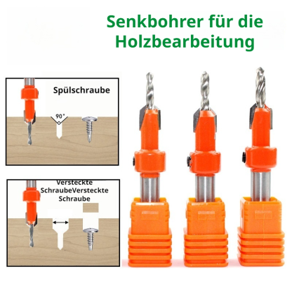 Holzbearbeitungsbohrer Senkbohrer Legierungsbohrer