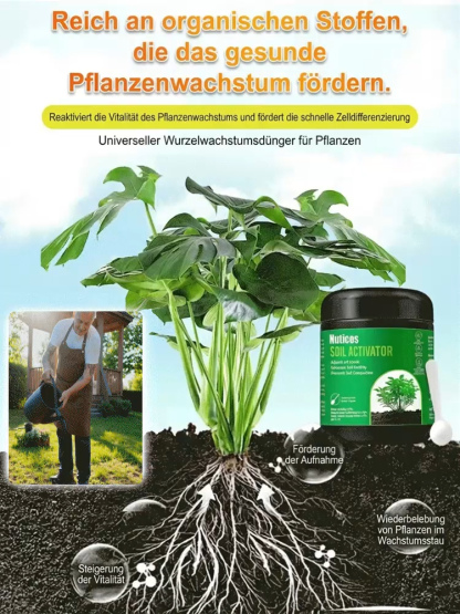 Bodenaktivator｜Verbessert verdichteten Boden, stärkt Wurzeln, universell für Garten