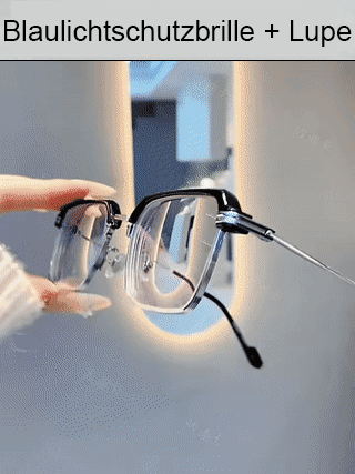 Automatische Zoom-Augenbrauenhalterung Blaulichtschutz Lesebrille