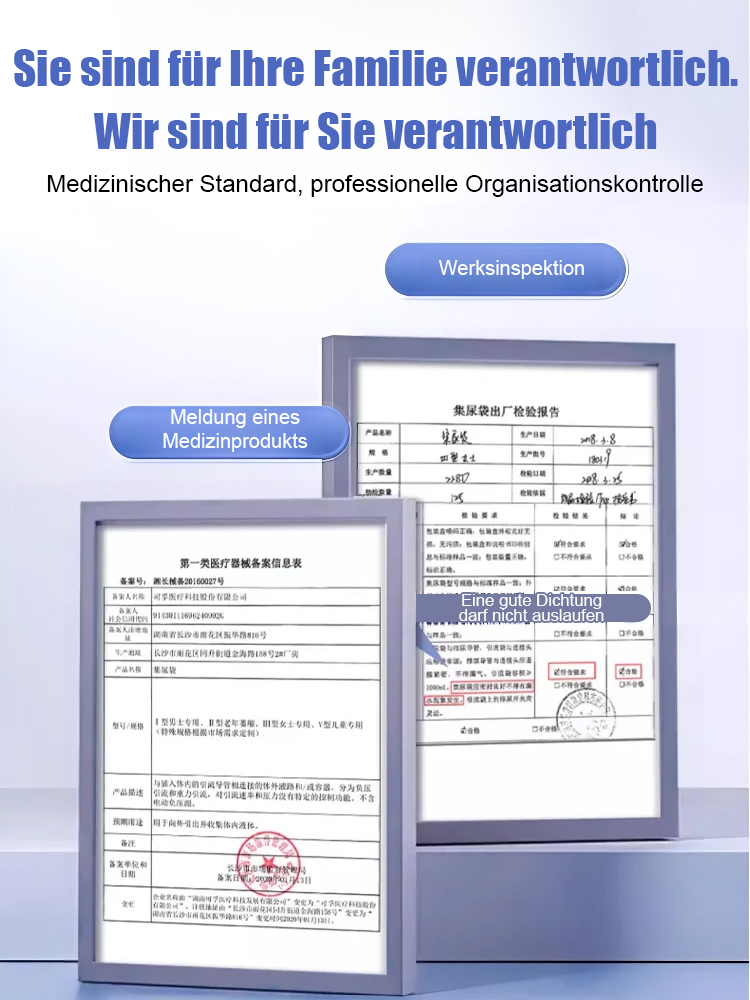 Bettlägerige Nachtpflegekommode für Männer
