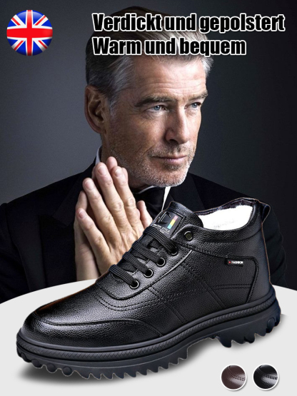 Warme und dicke Lederschuhe für Herren