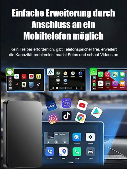 Externe große Kapazität erweiterbare mobile Festplatte für Handy und Computer.