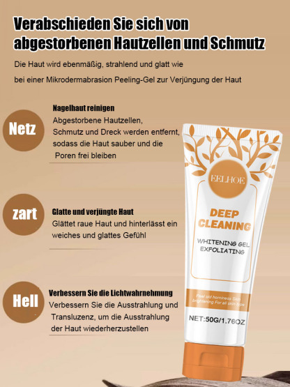 Orangen-Gesichtspeeling-Gel