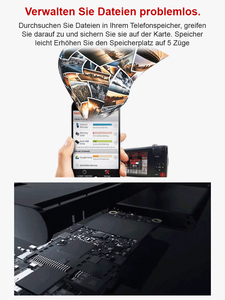 Mobile Hochgeschwindigkeits-Solid-State-Festplatte