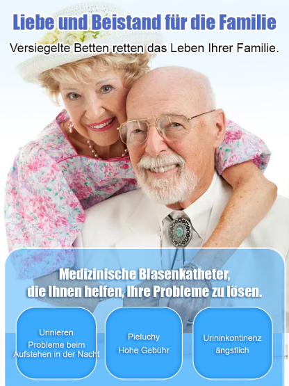 Bettlägerige Nachtpflegekommode für Männer