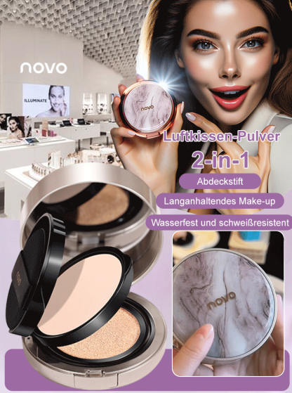 NOVO 2-in-1 Double Layer Air Cushion BB Cream