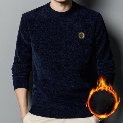 Warmer Chenille-Kaschmir-Pullover