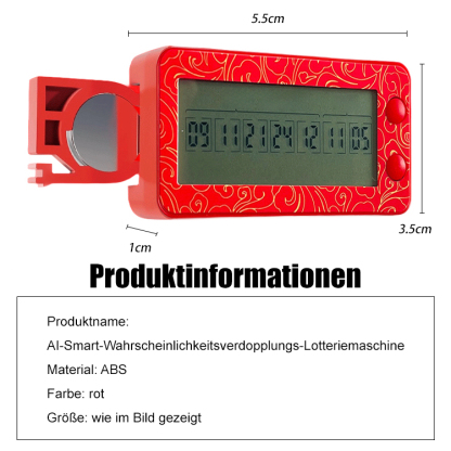 AI-Algorithmus-Wahrscheinlichkeitsverdopplungs-Lotterieautomat