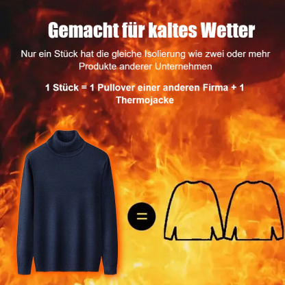 Warmer Fleecepullover für Herren, hautfreundlich und bequem, ohne einzulaufen