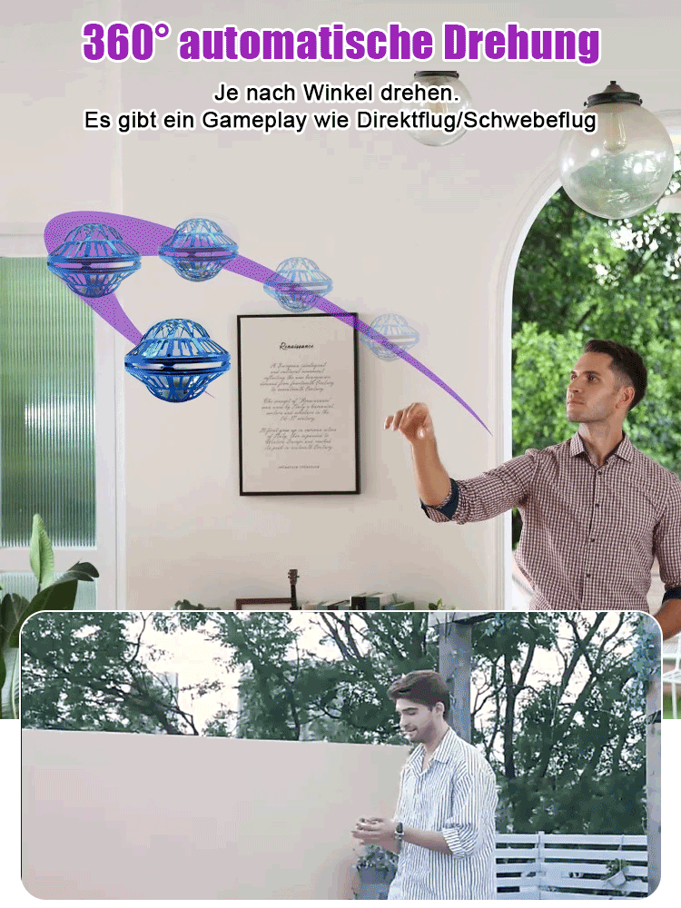 Intelligente schwebende Flugkugel