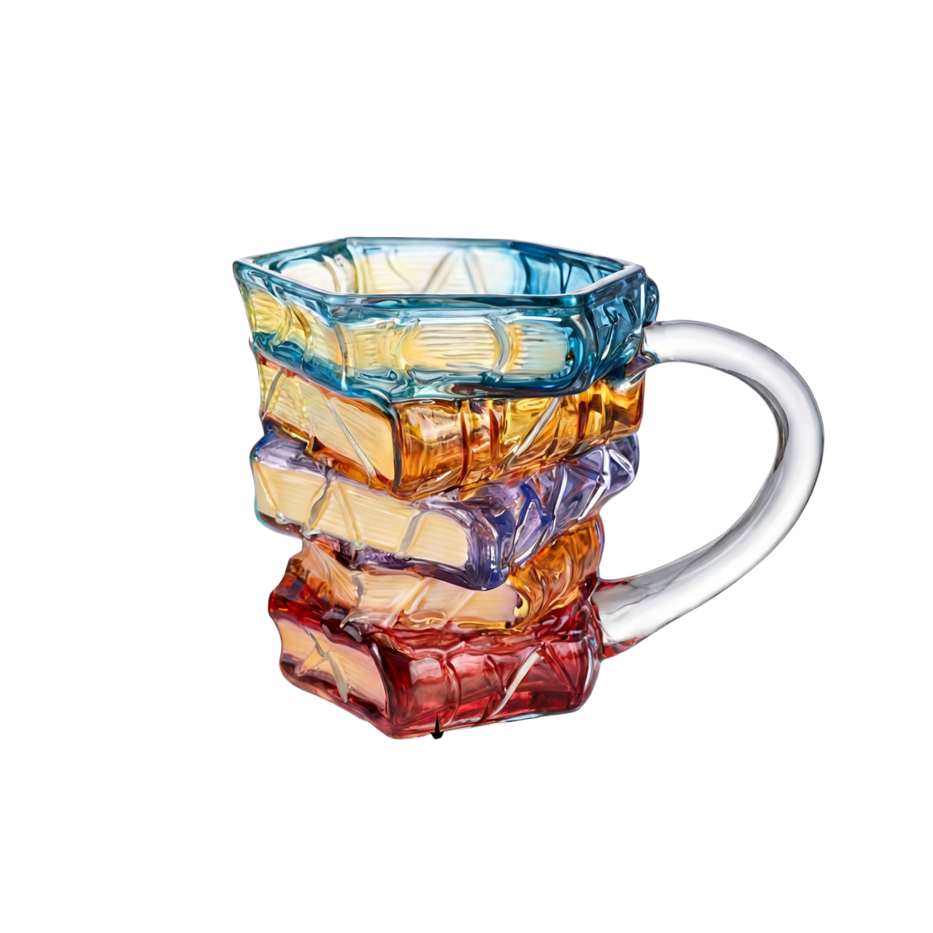 Hochwertiges, handbemaltes Buch aus hochborosilikat-Kristallglas.