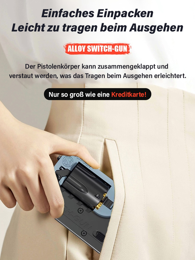 Klappbarer Revolverwerfer