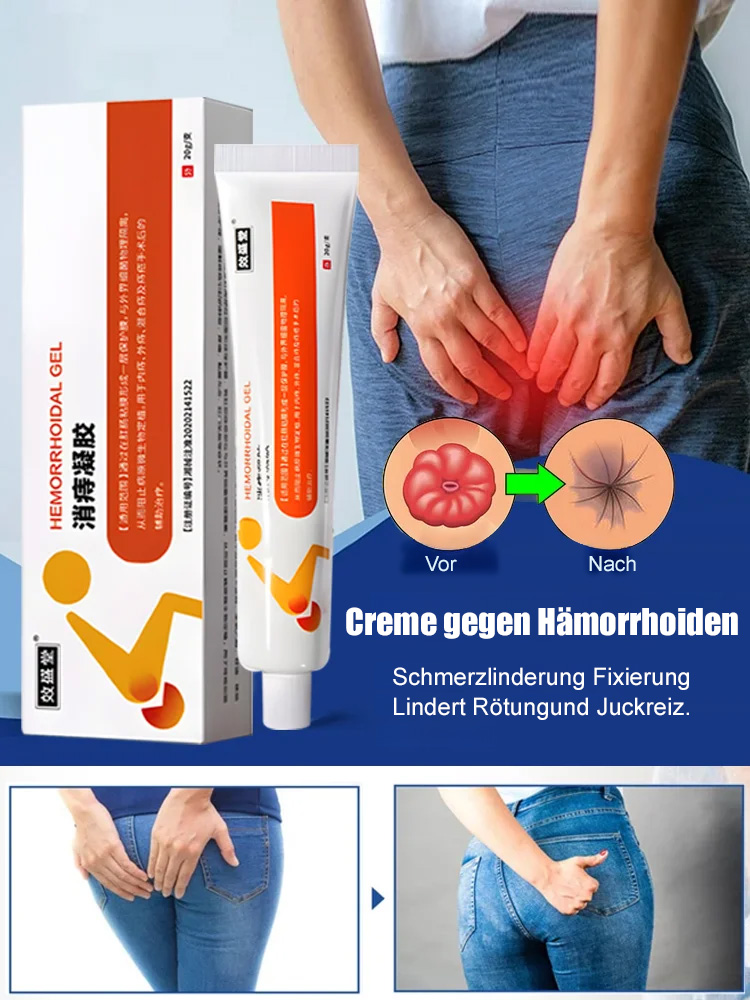 Gel für kalte Kompressen gegen Hämorrhoiden