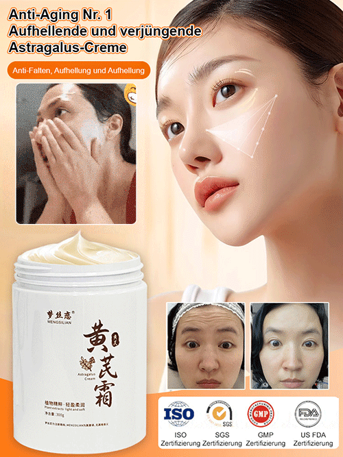 【Anti-Aging Nr. 1】Aufhellende und hautverjüngende Huangqi-Creme