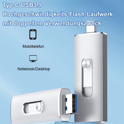 Sichern Sie Daten jederzeit und überall mit dem 3-in-1-USB-Flash-Laufwerk zur Handyerweiterung
