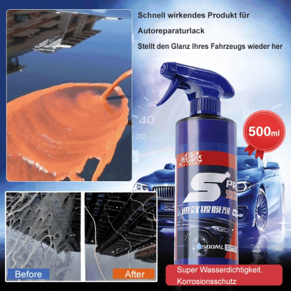 Schnell wirkendes Autolackiermittel