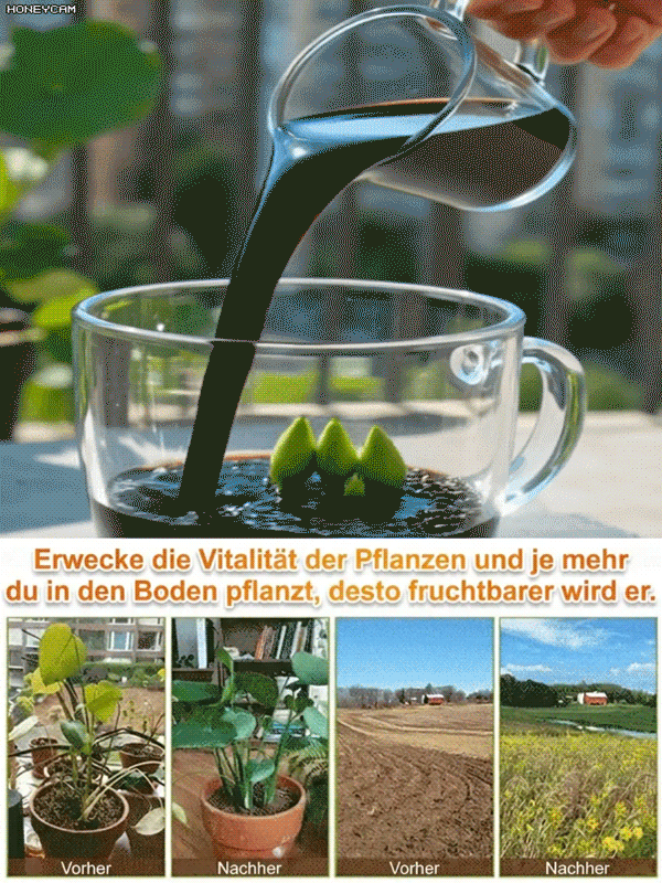 Bodenaktivator｜Verbessert verdichteten Boden, stärkt Wurzeln, universell für Garten