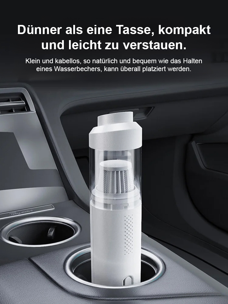 【Fanttik Modell】Kabelloser Autostaubsauger mit Ladefunktion