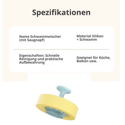 Küchen-Scheuerschwamm  Spülschwamm  Küchenbürste  abnehmbar  leicht zu entfernender Schmutz und bequem zu verwenden