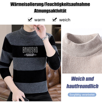 Gestreifter Herrenpullover