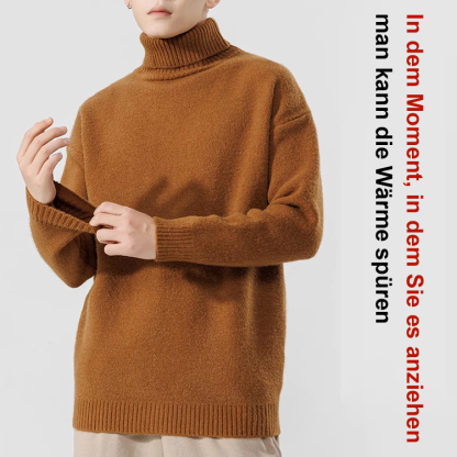 Warmer Fleecepullover für Herren, hautfreundlich und bequem, ohne einzulaufen