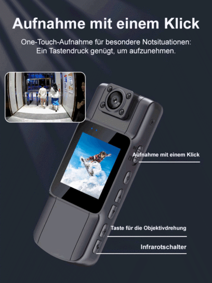 [Infrarot-Nachtsichtgerät Großer Bildschirm HD-Recorder