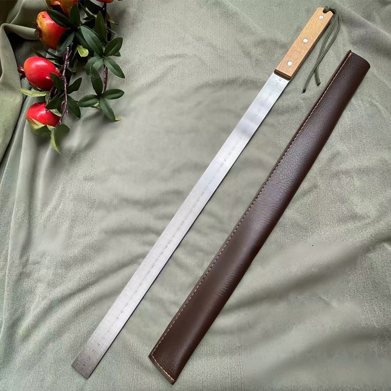 Multifunktionales, verlängertes und verdicktes taktisches Stahl-Lineal zur Selbstverteidigung