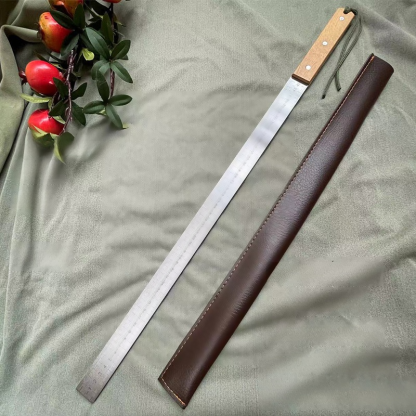 Multifunktionales, verlängertes und verdicktes taktisches Stahl-Lineal zur Selbstverteidigung