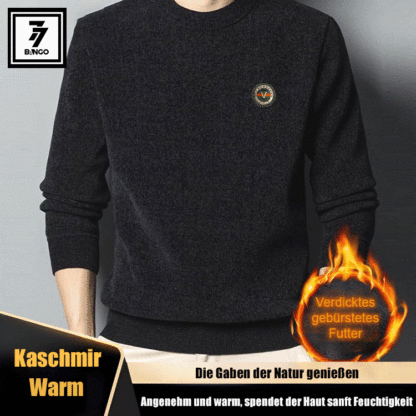 Warmer Chenille-Kaschmir-Pullover