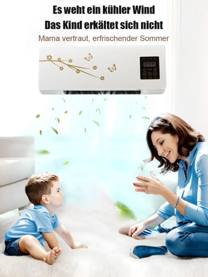Wandmontierte Dual-Wind-Klimaanlage