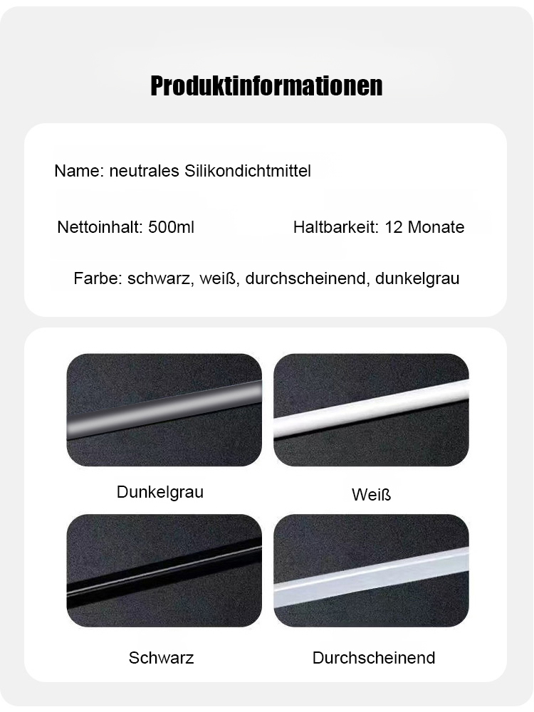 【Garantiert 30 Jahre wasserdicht】Neutrales Silikonabdichtungsmittel mit wasserdichter Versiegelung
