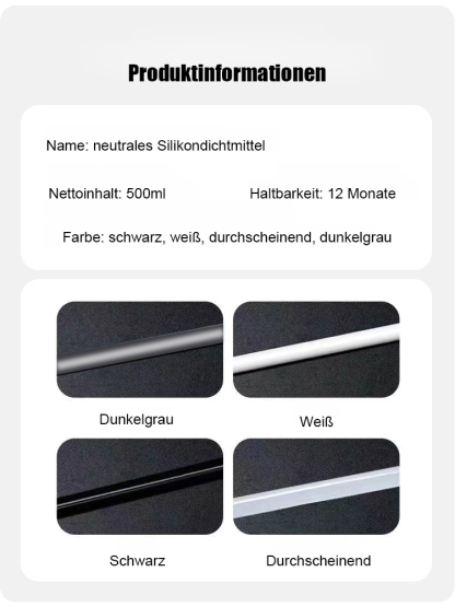 【Garantiert 30 Jahre wasserdicht】Neutrales Silikonabdichtungsmittel mit wasserdichter Versiegelung