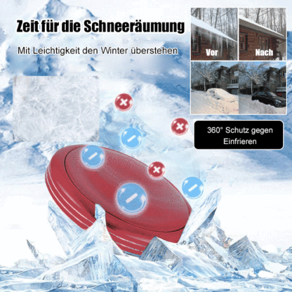 Solar-Schneeentferner mit negativen Ionen