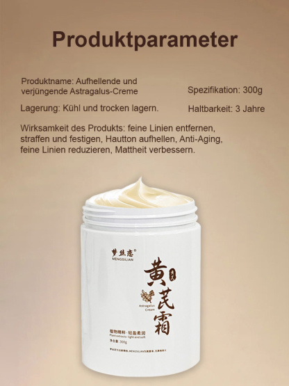 【Anti-Aging Nr. 1】Aufhellende und hautverjüngende Huangqi-Creme