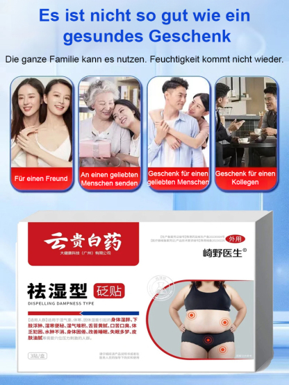 Yun Gui Baiyao Feuchtigkeitsentfernendes Pflaster