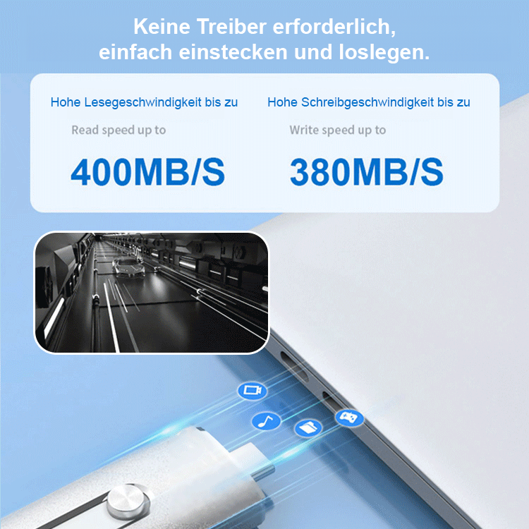 Sichern Sie Daten jederzeit und überall mit dem 3-in-1-USB-Flash-Laufwerk zur Handyerweiterung