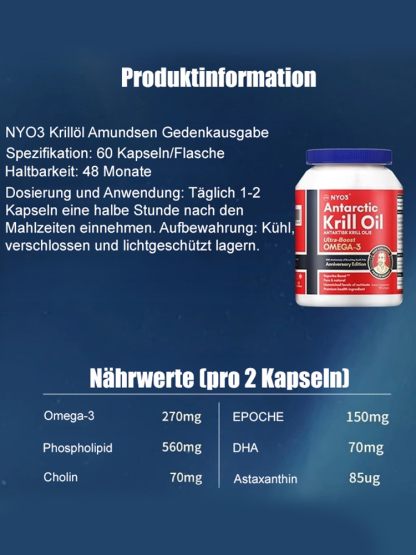 Antarktisches Krillöl, ein Muss für die Gesundheit von Menschen mittleren Alters und älteren Menschen