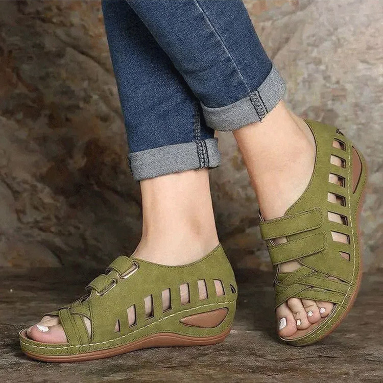 Peep Toe Sandalen