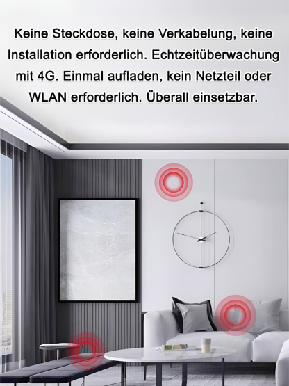 📹️Hochauflösende Miniaturkamera mit Nachtsicht und Gefahrenalarmfunktion, 🔗kann zur Echtzeitüberwachung mit dem Mobiltelefon verbunden werden, keine Verkabelung erforderlich, kann überall platziert werden