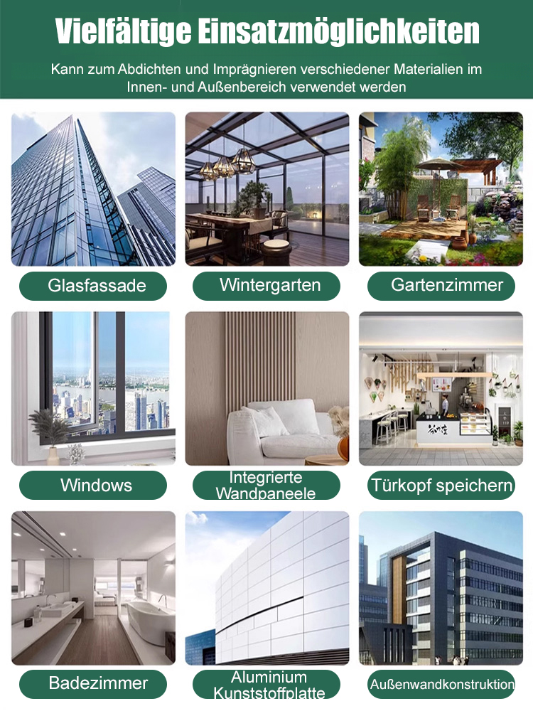 【Garantiert 30 Jahre wasserdicht】Neutrales Silikonabdichtungsmittel mit wasserdichter Versiegelung