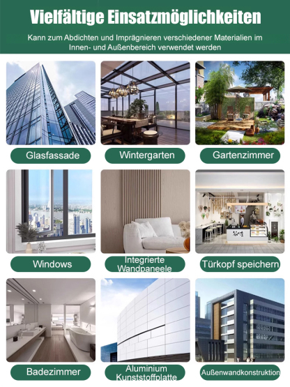 【Garantiert 30 Jahre wasserdicht】Neutrales Silikonabdichtungsmittel mit wasserdichter Versiegelung