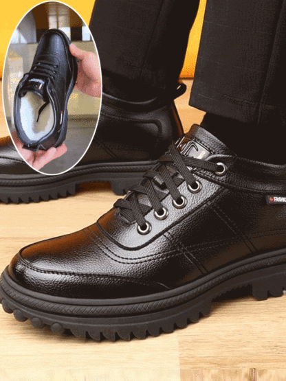 Warme und dicke Lederschuhe für Herren