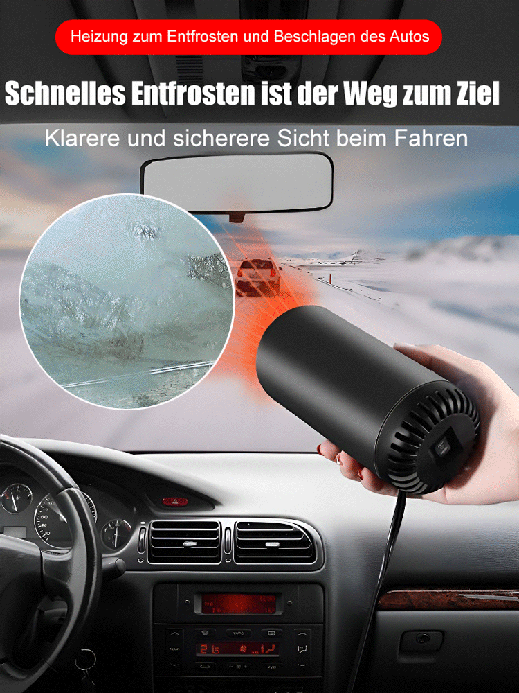 Heizung zum Entfrosten und Beschlagen des Autos