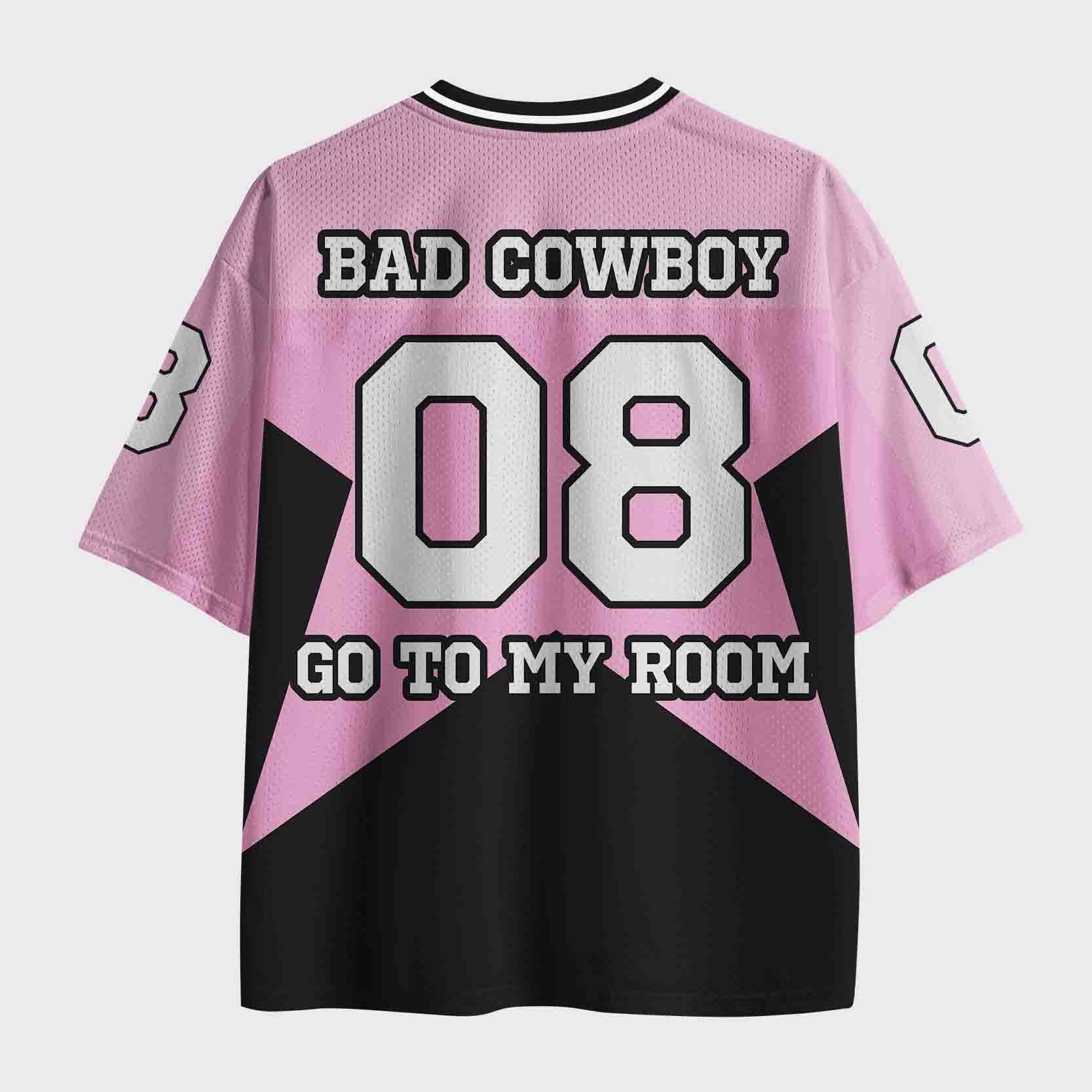 Personalized Bad Cowboy Mesh Jersey