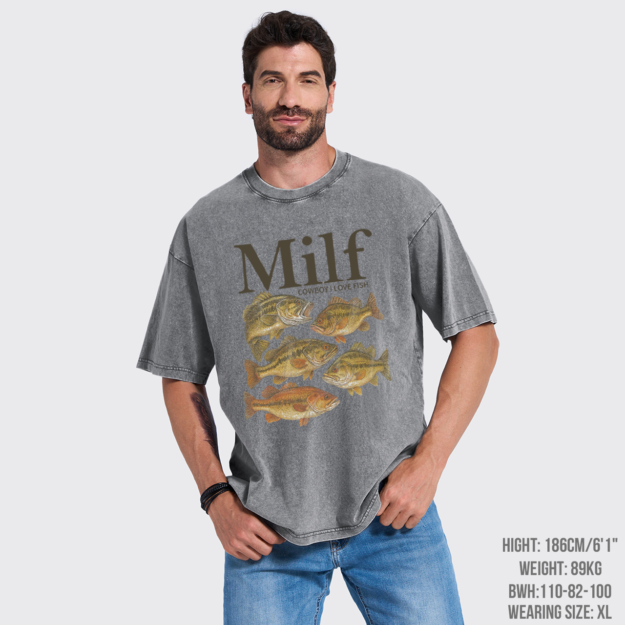 I Love Fish Garment-dye Tees