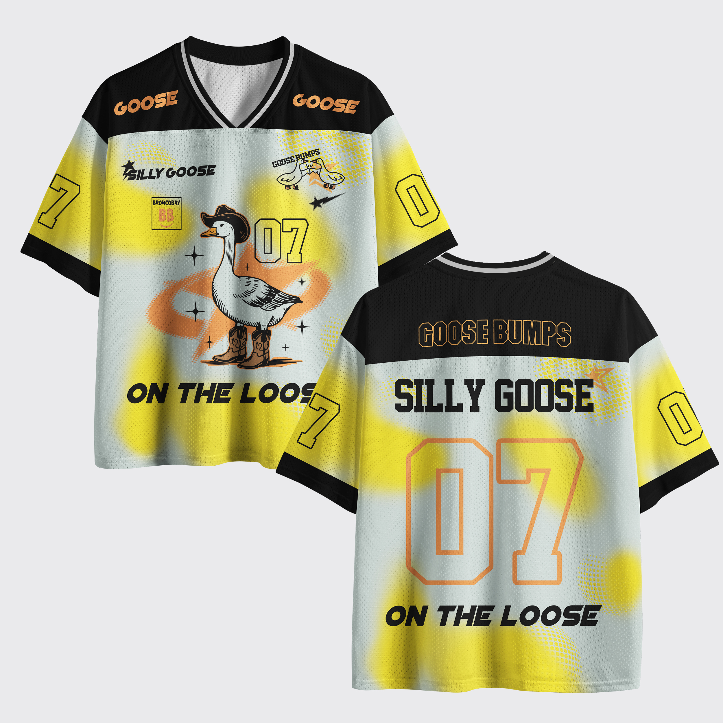 Personalized Silly Goose Bumps Mesh Jersey