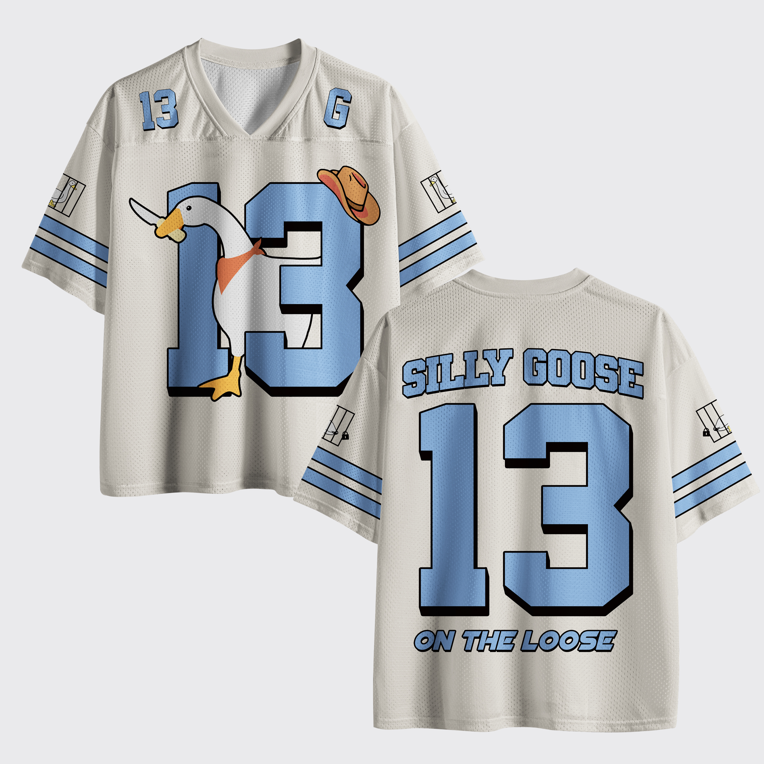 Personalized Silly Goose On The Loose Mesh Jersey